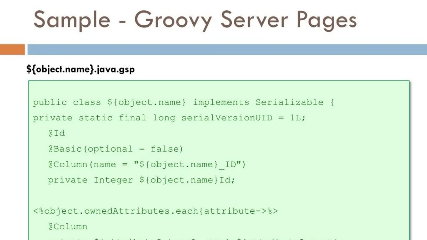 groovy server pages
